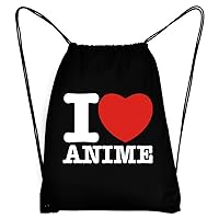 I love Anime Bold Font Sport Bag 18
