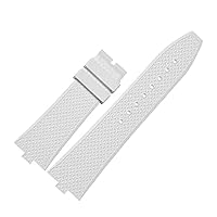 24mm*7mm Fluoro Rubber Watchbands Fit for Vacheron Constantin 5500V 4500V 7900 Black Blue Watch Men waterproof Strap