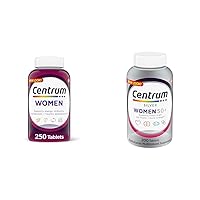 Centrum Women's Multivitamin Supplements with Iron, Vitamin D3, B Vitamins, 250 Count Silver Women's Multivitamin for 50 Plus with Vitamin D3, Calcium, 200 Count