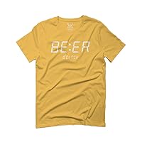 Graphic Humor Funny Drinking Beer o Clock Craft for Men T Shirt