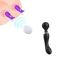 Vibrator Wand Sex Toys,Clit Stimulator Vibrators, G spot Vibrator,dildoes, Nipple Sex Toy,Nipple Vibrators,Nipple Clitoris Clip,Cordless Remote Control