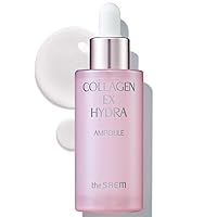 THESAEM Collagen EX Hydra Ampoule - Collagen & Ceramide Moisturizing Face Serum, Olive Oil & Squalane for Smooth Skin, Nourishing and Firming, Skin Irritation-Free, 1.01 fl.oz.