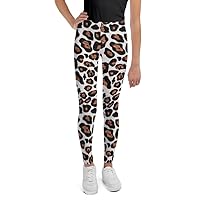 Leopard Print Animal Exotic Trendy Color Youth Leggings