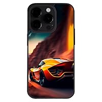 Sports Car iPhone 14 Pro Case - Cool Phone Cases - Presents for Him and Her Multicolor