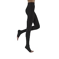 JOBST Relief Waist High 15-20 mmHg Compression Stockings Pantyhose, Open Toe