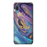 R3676 Colorful Abstract Marble Stone Case Cover for Samsung Galaxy A02, Galaxy M02