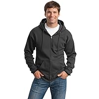 PORT AND COMPANY Tall Full Zip Hooded Sweatshirt (PC90ZHT)