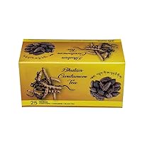 Cordyceps and Cardamom Black Tea by Bhutan Cordyceps Sinensis, 50 Grams, Made in Bhutan