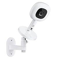 Adjustable Baby Monitor Wall Mount Compatible with Nanit Pro Smart Baby Monitor & Flex Stand, Baby Camera Wall Mount with Perfect View Angle and Easy to Install