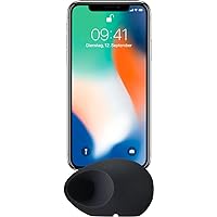 [The Kase/Case] Egg Shaped Sound Amplifier for Apple iPhone X AMPLIFIER Egg Shaped, Cordless, Black, Clear Blast 38917870 