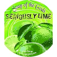 Shaving Soap Of the Gods Seriously Lime 4. oz