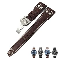 Italian Cowhide Watch Strap For IWC WatchBands 20mm 21mm 22mm