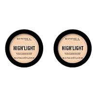 Rimmel High'Light Pressed Powder, Stardust 001, Pack of 2