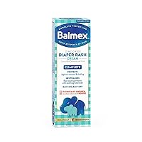 BALMEX Complete Protection Zinc Oxide Diaper Rash Cream, Advanced Formula, 2 Oz (2 Pack)