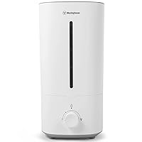 Westinghouse Ultrasonic Cool Mist Humidifier, 4.5L Top Filling Quiet Air Humidifier with Low Water Alarm, Adjustable Mist Humidifier for Bedrooms