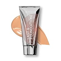 Full Coverage Foundation, Last & Found[ation] – Buildable Full Coverage Liquid Foundation For 24+ Hours Wear – Long Lasting, Waterproof, Nude