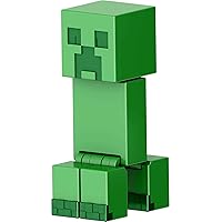 Mattel Minecraft Toys 3.25-inch Action Figure, Creeper with Accessory & Portal Piece, Toy Collectible Inspired by Video Game