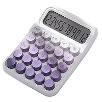 Calculator Portable Mechanical Button Gradient Color Calculator Used for Office School Stationery