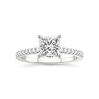 1 Carat -5 Carat | IGI Certified Lab Grown Diamond Engagement Ring | 14K Or 18K in White, Yellow Or Rose Gold | Jia Secret Double Halo Eternity Diamond Engagement Ring | FG-VS1-VS2 Quality Friendly Diamonds