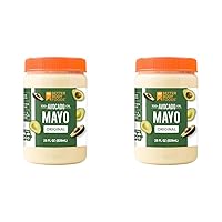 BetterBody Foods Avocado Oil Mayonnaise, Non-GMO Mayo Spread Made with Cage-Free Eggs, Paleo (28 Ounces) (Pack of 2)