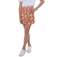 PattyCandy Girls Tennis Skirt with Short Gradient Adorable Panda Cartoon Tribal Design Skort, Size: 2-16