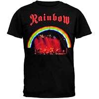 Rainbow - Mens On Stage T-Shirt Small Black