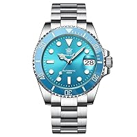 STEELDIVE Mens Diver Watches 41mm Automatic Watch Diving 30ATM Mechanical Wristwatch C3 Luminous Sapphire Mirror Ceramic Bezel