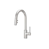 Pfister Stellen Kitchen Faucet with Pull Down Sprayer, Single Handle, High Arc, Stainless Steel Finish, LG529SAS