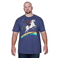 Deadpool Riding A Unicorn On A Rainbow T-Shirt