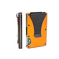 Mountain Voyage Co - Men’s Minimalist Credit Card Holder (Matte Orange)