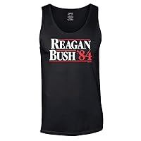 Trenz Shirt Company Ronald Reagan Bush '84 Cool Retro Tank Top