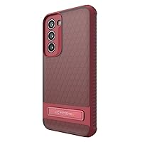 ZAGG Gear4 Everest Samsung Galaxy S23+ Kickstand Phone Case (Textured), D30 Bio Drop Protection up to 20ft / 6m, Works with Wireless Charging Systems, Reinforced Backplate with Edge-To-Edge Protection