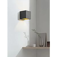 Handmade Dark Concrete Wall Light Lamp - Modern Industrial Wall Sconce Fixture