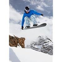 Winter Sports - Snowboarding - 3D Postcard Greeting Cards