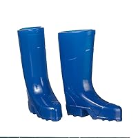 Dollhouse Blue Wellington Boots Wellies 1:12 Garden Accessory