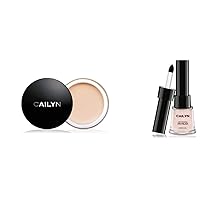 CAILYN Just Mineral Eye Polish Eye Shadow Nude Collection + Cailyn Eye Blam Primer (Snow-92)