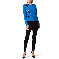 Rent The Runway Pre-Loved Cerulean Applique Sweater