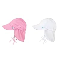 i play. Baby & Toddler Girls' Breathable Swim & Sun Flap Hat (2 pack), UPF 50+