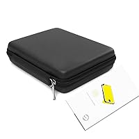 Black for 2DS Carry Case Hard Storage Bag with Scratch-Proof Nano Screen Protector, Compatible with for Nintendo 2DS Old Handheld Console, Anti-Impact Travel Bag + High-Clear Display Films