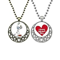 sports horus soccor balls pendant necklace mens womens valentine chain