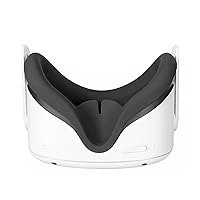 Eslick Face Cushion Pad Replacement for Oculus Quest 2, Silicone Mask Face Pad Light Blocking, Sweatproof, Washable for Meta Quest 2 Accessories