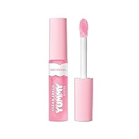 COVERGIRL Clean Fresh Yummy Gloss – Lip Gloss, Sheer, Natural Scents, Vegan Formula - Sugar Poppy