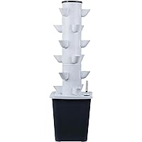 Hydroponic Tower Culture System Inner Hydroponic Cultivation System Vertical Cultivation Tower 6 Layers 18 Pump Sites with Pump and Mobile Water Tank