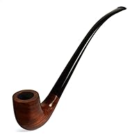 10.2'' Long Tobacco Smoking Pipe - (26cm) for 9mm Filter. Worldwide Shipping.