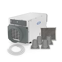 AprilAire E070 Pro Dehumidifer Bundle - 70 Pint Crawl Space Dehumidifier - Includes Full Complete Kit - Crawl Spaces, Basements, Whole Homes, Commercial up to 2,800 sq. ft - 5 Year Warranty