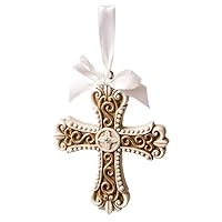 Fashioncraft, Baptism First Communion Christening Favors, Stunning vintage design cross ornament from fashioncraft, Set of 80