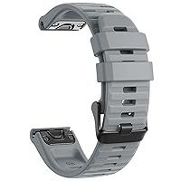 20 22 26mm Sport Silicone Watchband Wriststrap For Garmin Fenix 7 7X 7S 6X 6 6S Pro 5X 5 5S Plus 3 3HR Easyfit Quick Release Wirstband