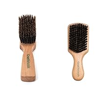 GranNaturals Men's Boar Bristle Hair Brush Set