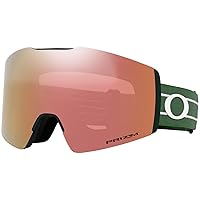 Oakley Fall Line M Prizm Snow Goggles Hunter Green with Prizm Rose Gold Lens + Case