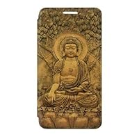 jjphonecase RW2452 Buddha Bas Relief Art Graphic Printed Flip Case Cover for Samsung Galaxy S5
